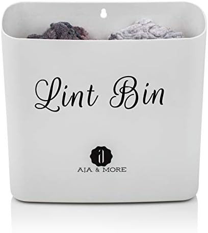 A.J.A. & MORE Magnetic Lint Bin for Laundry Room | Wall Mounted Bathroom Trash Can | Lint Garbage... | Amazon (US)