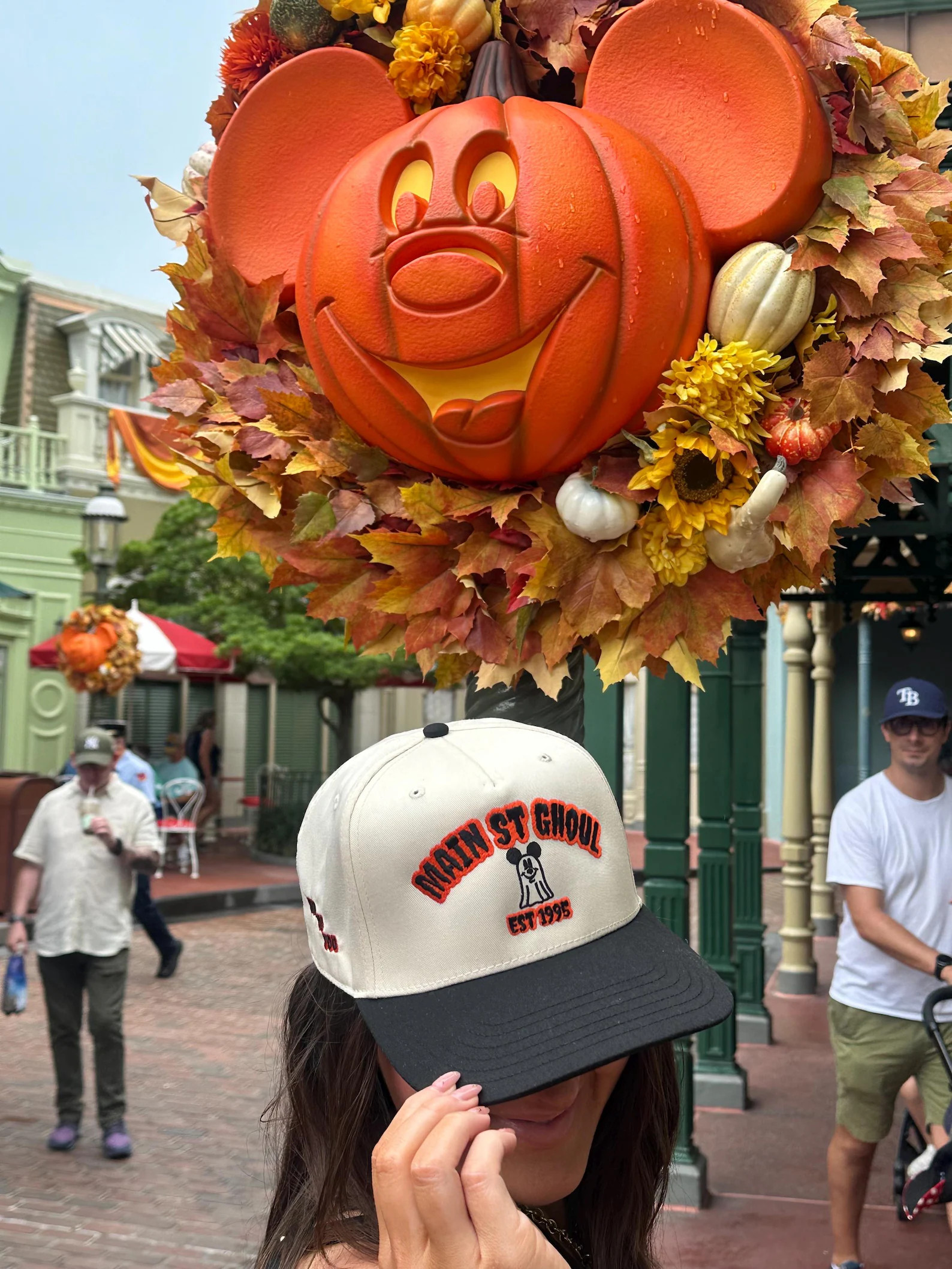 Main St Ghoul Hat | Mickey's Not So Scary Halloween Party Inspired | Ghost Mickey Embroidered Dis... | Etsy (Global)