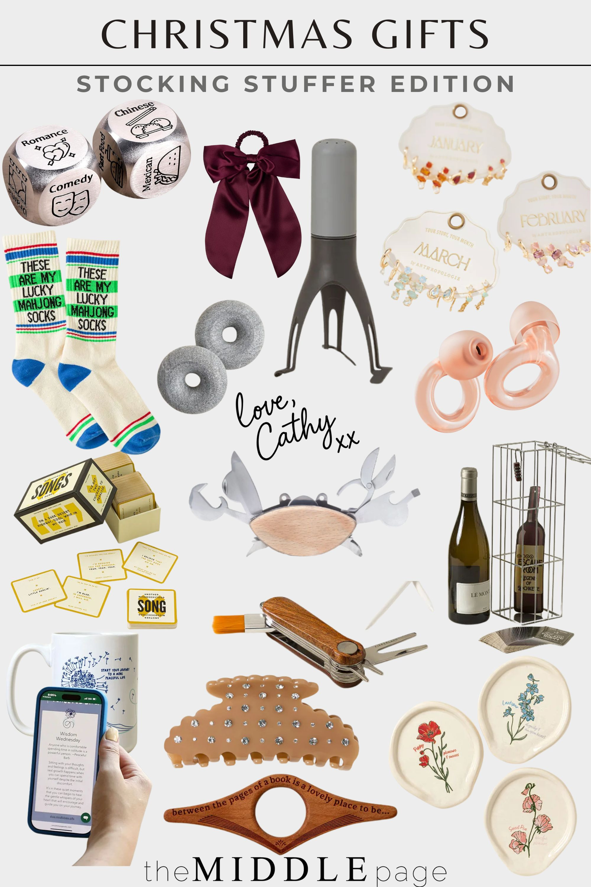 Small gifts with big personality — fun games, novelty socks, pretty hair accessories, wine gadgets, tiny tools, and cute keepsakes. 🎁✨ #StockingStuffers #SmallGifts #LTKHoliday 

 #LTKGiftGuide #LTKHoliday #LTKFindsUnder50