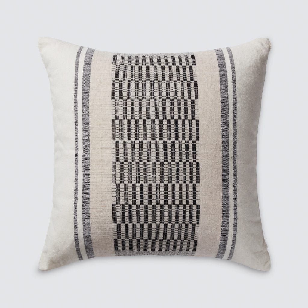 Adhira Pillow in Ecru | Handwoven Accent Pillows at The Citizenry | The Citizenry