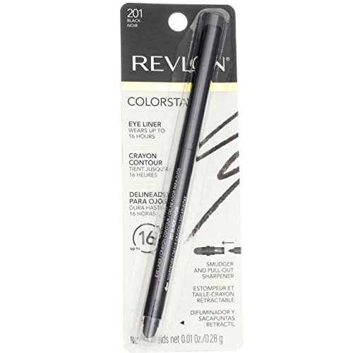 Revlon ColorStay Eyeliner Pencil, Black [201], 0.01 oz (Pack of 4) | Amazon (US)