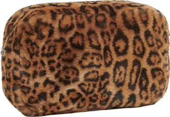 Apparis Jumbo Noor Leopard Print Faux Fur Pouch | Nordstrom | Nordstrom