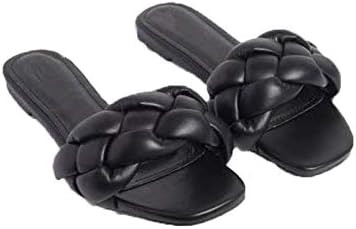 2022 new summer solid color slippers increase woven shoes women sandals.It comes in khaki, orange... | Amazon (US)