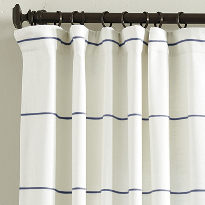 Bowen Striped Drapery Panel | Ballard Designs | Ballard Designs, Inc.