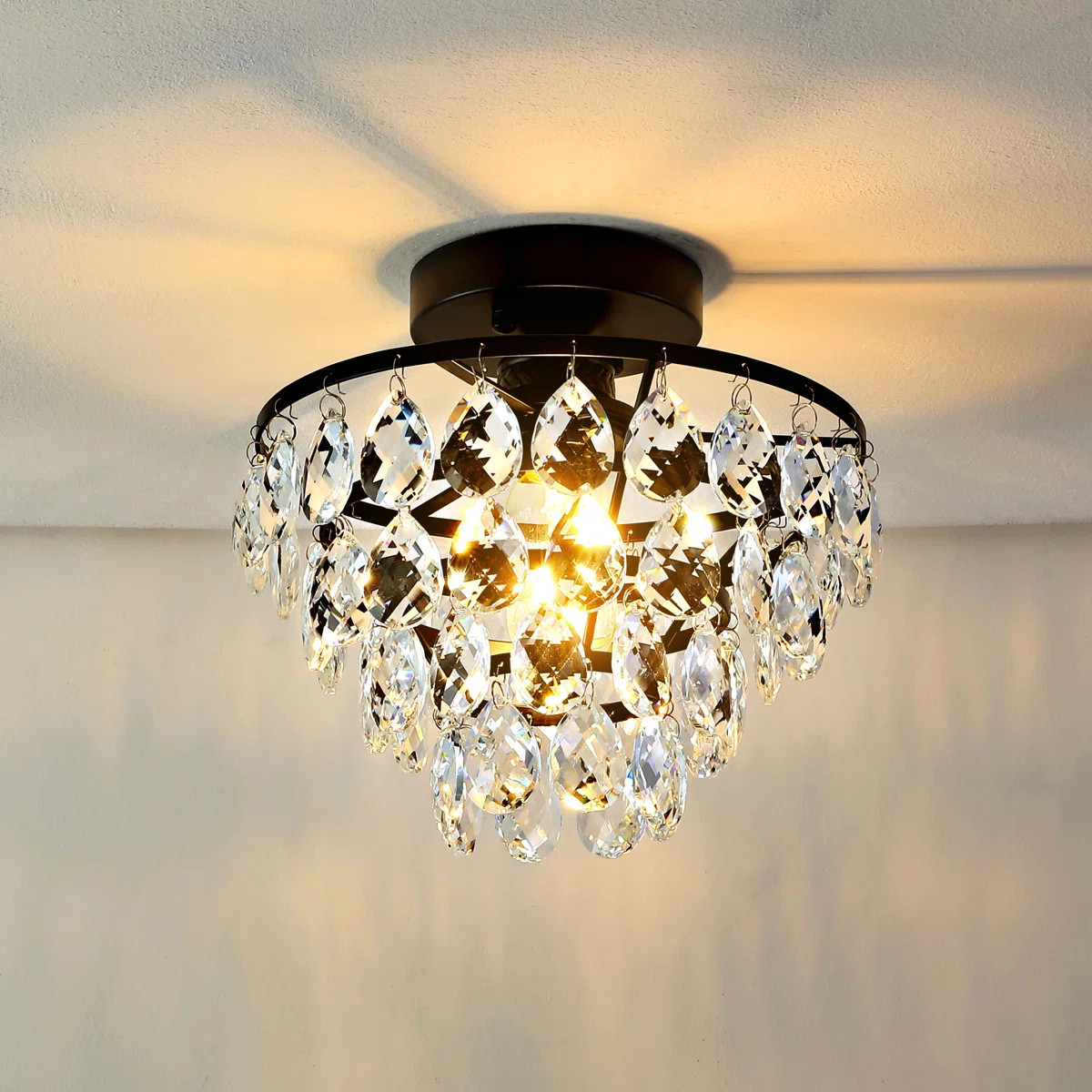 Aerolynn Crystal Flush Mount | Wayfair North America
