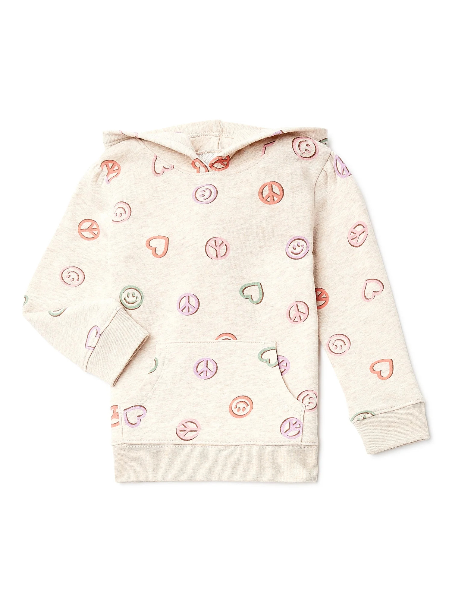 Garanimals Toddler Girls French Terry Hoodie, 12 Month - 5T | Walmart (US)