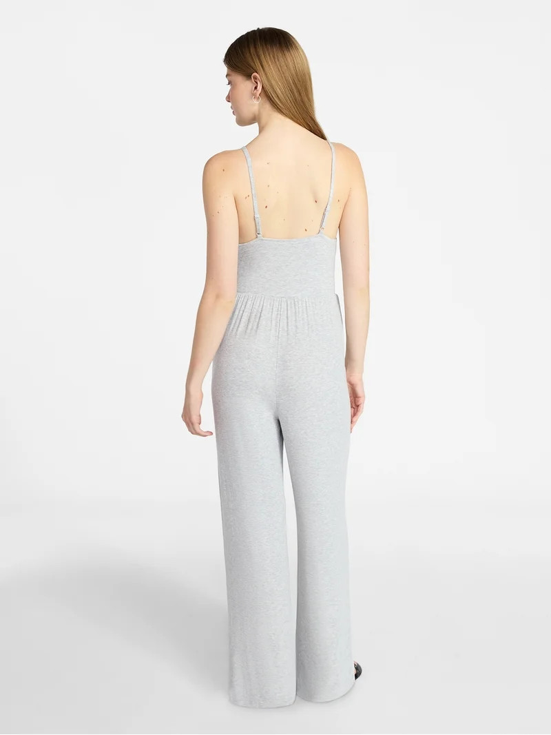 No Boundaries Sleeveless Cami Jumpsuit, Women's XXS-XXL | Walmart (US)
