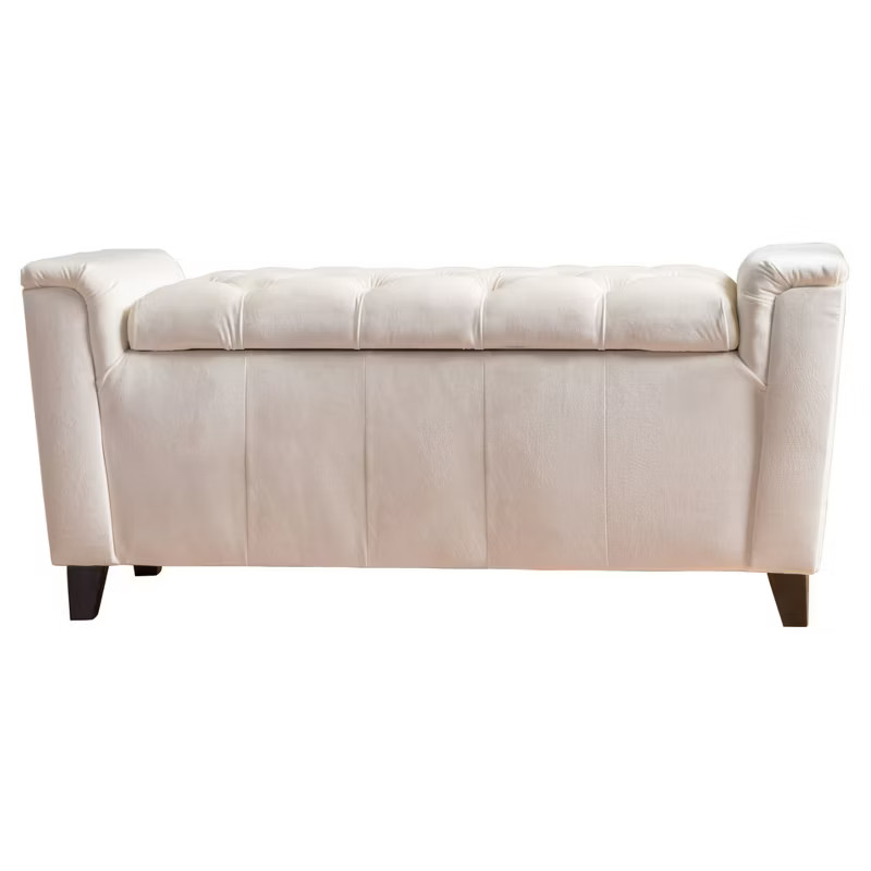 Argus Storage Bench - Ivory New Velvet - Christopher Knight Home | Target