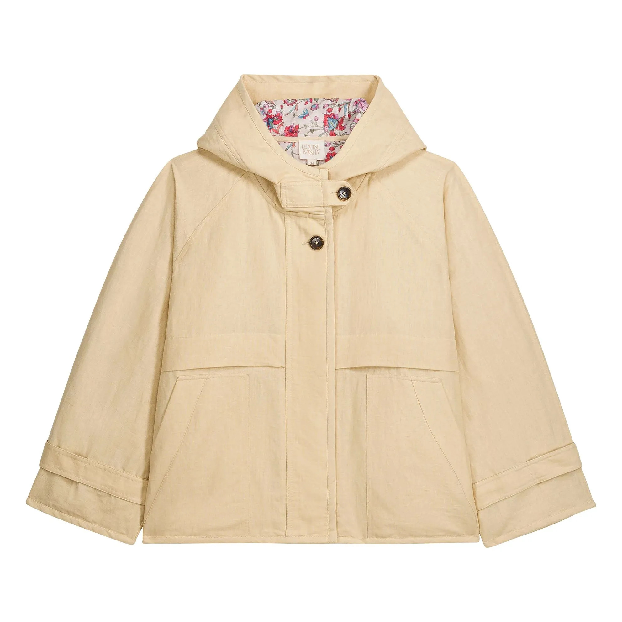 Bertille Linen and Cotton Jacket | Ivory | Smallable