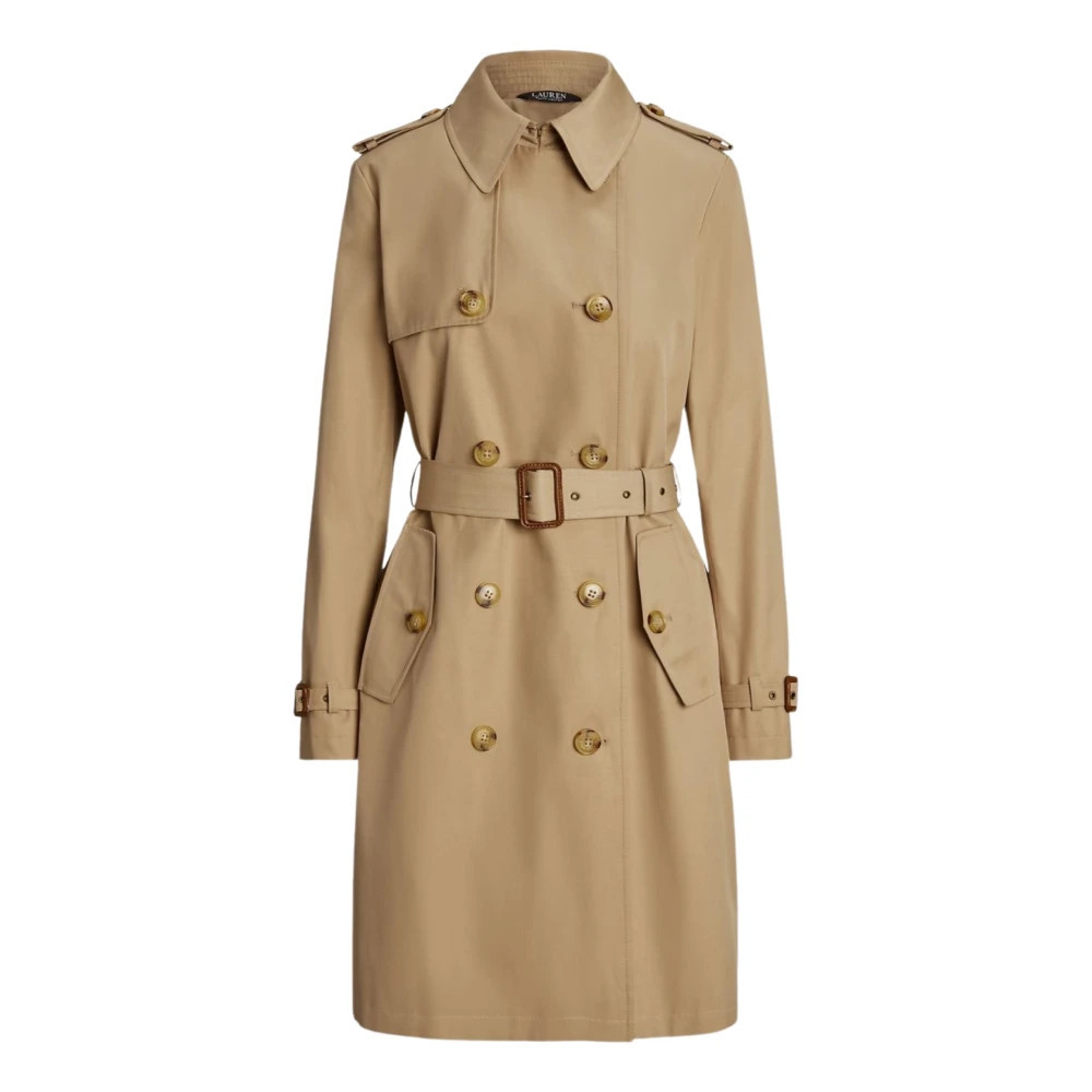 Ralph Lauren - Trench-coat beige classique - Femme - Manteaux - Beige - Taille: 38 FR | Miinto FR