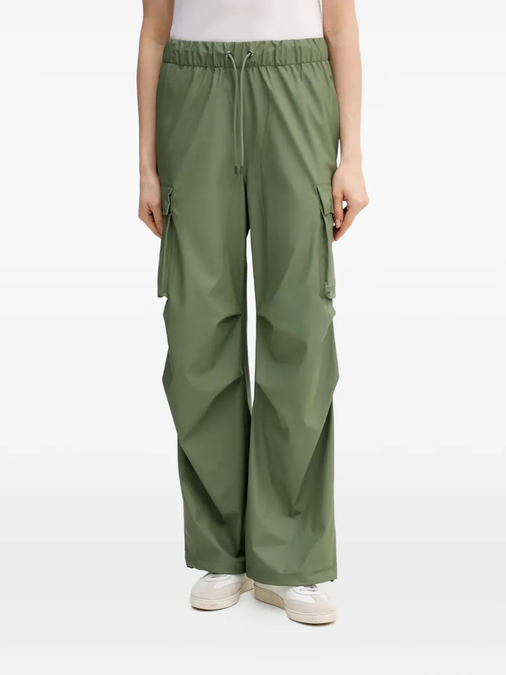 Rains drawstring pants - Green | Farfetch Global