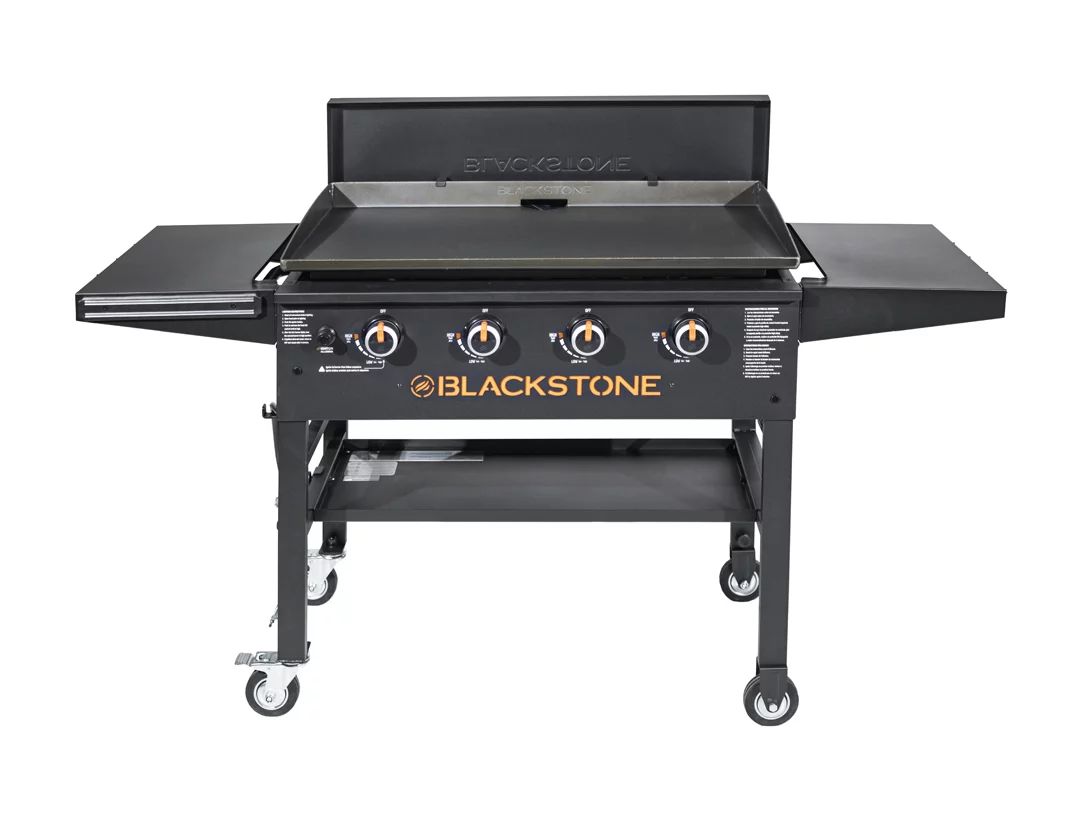 Blackstone 4-Burner 36" Griddle Cooking Station with Hard Cover - Walmart.com | Walmart (US)