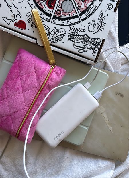 A few “office on the go” essentials for my traveling work girlies. This portable charger is a life savor when working poolside or just traveling in general and it’s on sale for the 2 pack! My tablet, tablet case and stylus have made work a breeze and trusty Apple laptop when I need to type out the big emails or work on graphics  

#LTKsalealert #LTKtravel