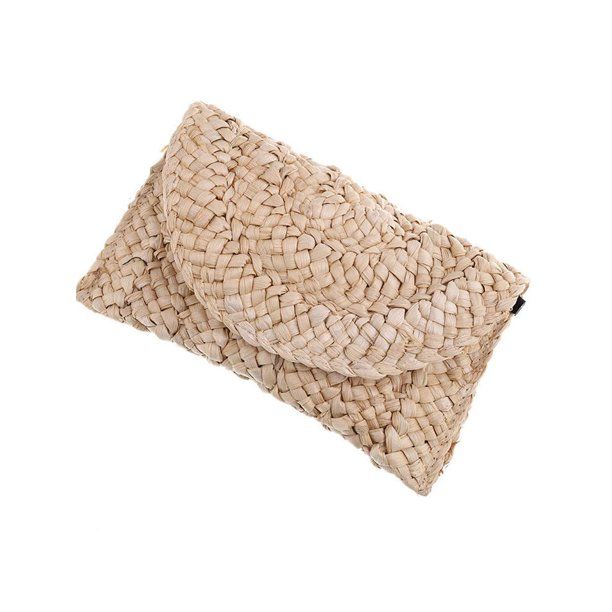 Fashion Handmade Rattan Woven Handbag Straw Knitted Messenger Bag Bohemian | Walmart (US)