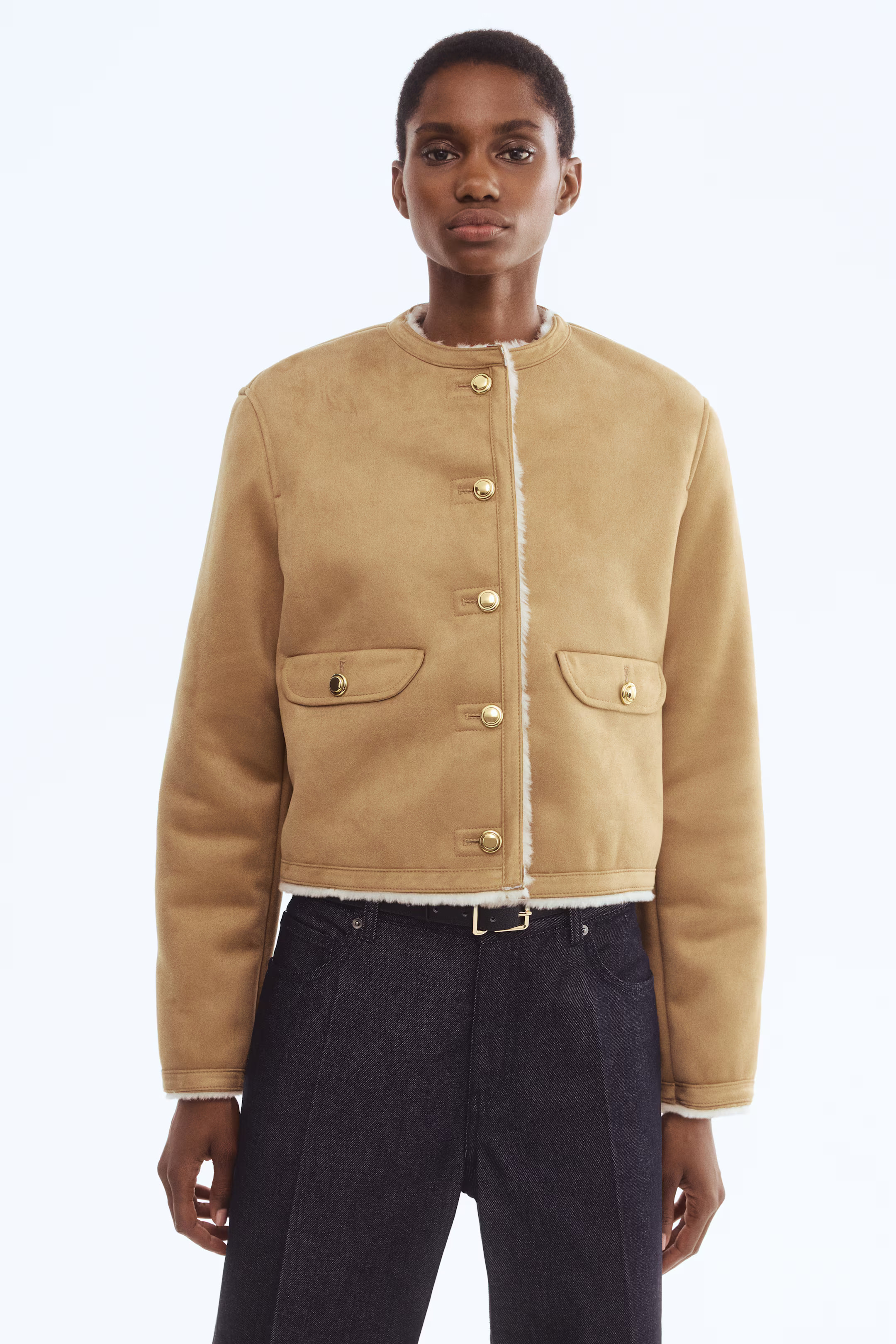 Pile-Lined Jacket | H&M (US + CA)