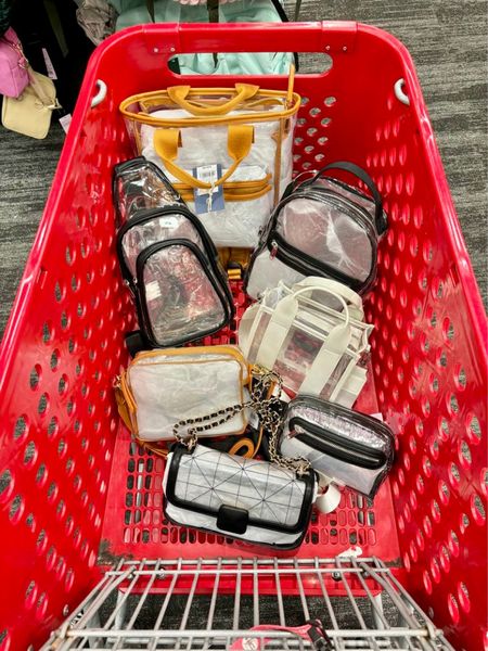 Clear Bags at Target Clear Backpacks for concert Clear Crossbody Target Sale l Target shopping l target handbags l Target crossbody

#LTKStyleTip #LTKFindsUnder50 #LTKSaleAlert