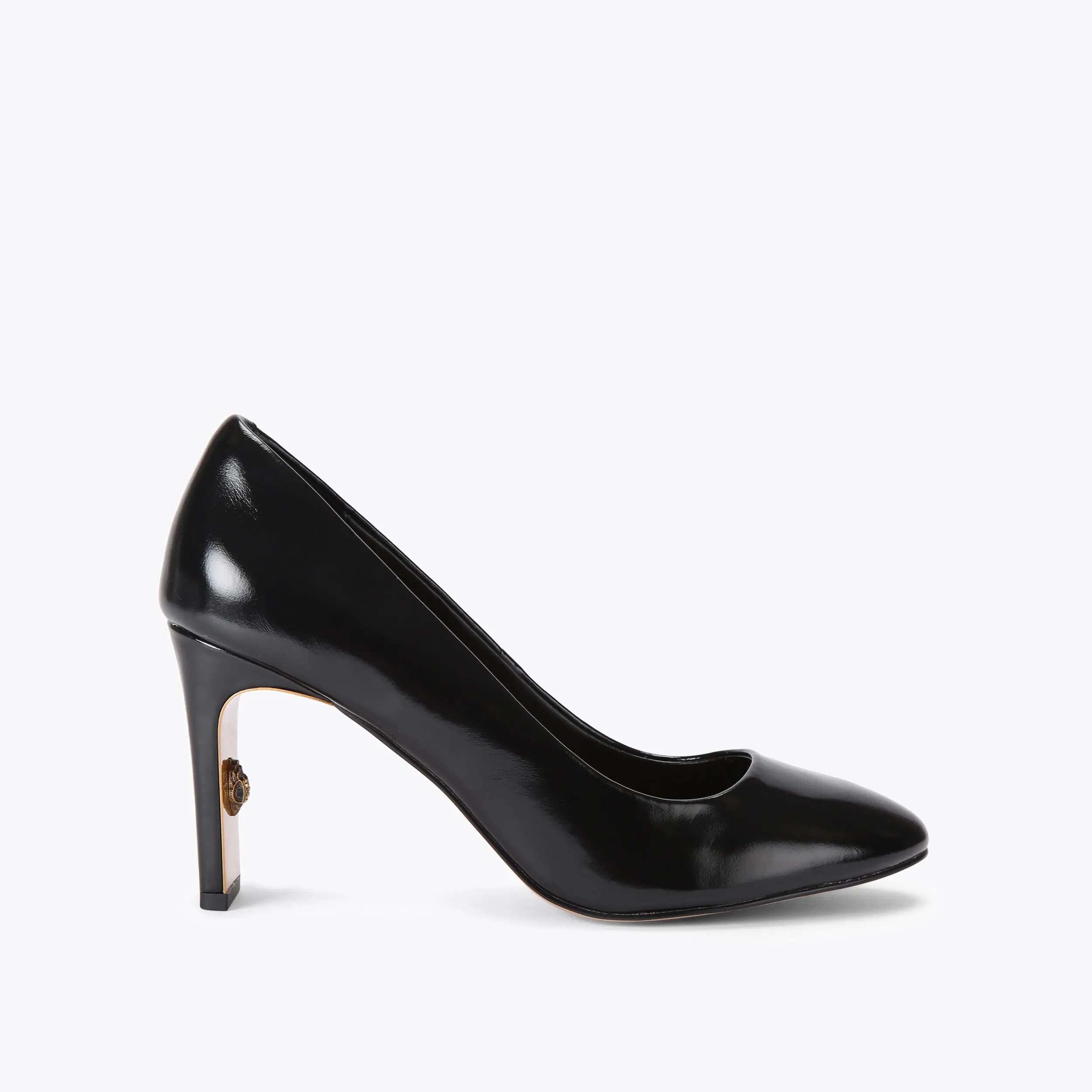 VICTORIA COURT 85MM Black Court Heels by KURT GEIGER LONDON | Kurt Geiger UK