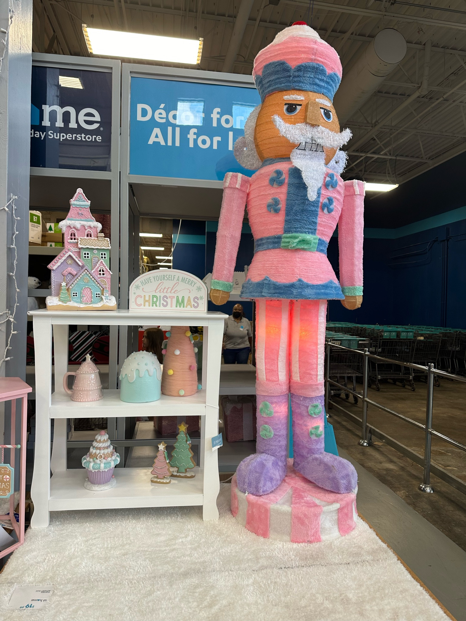 Giant pink nutcracker , Christmas decor , seasonal decor , home decor 

#LTKFindsUnder50 #LTKHome #LTKSeasonal