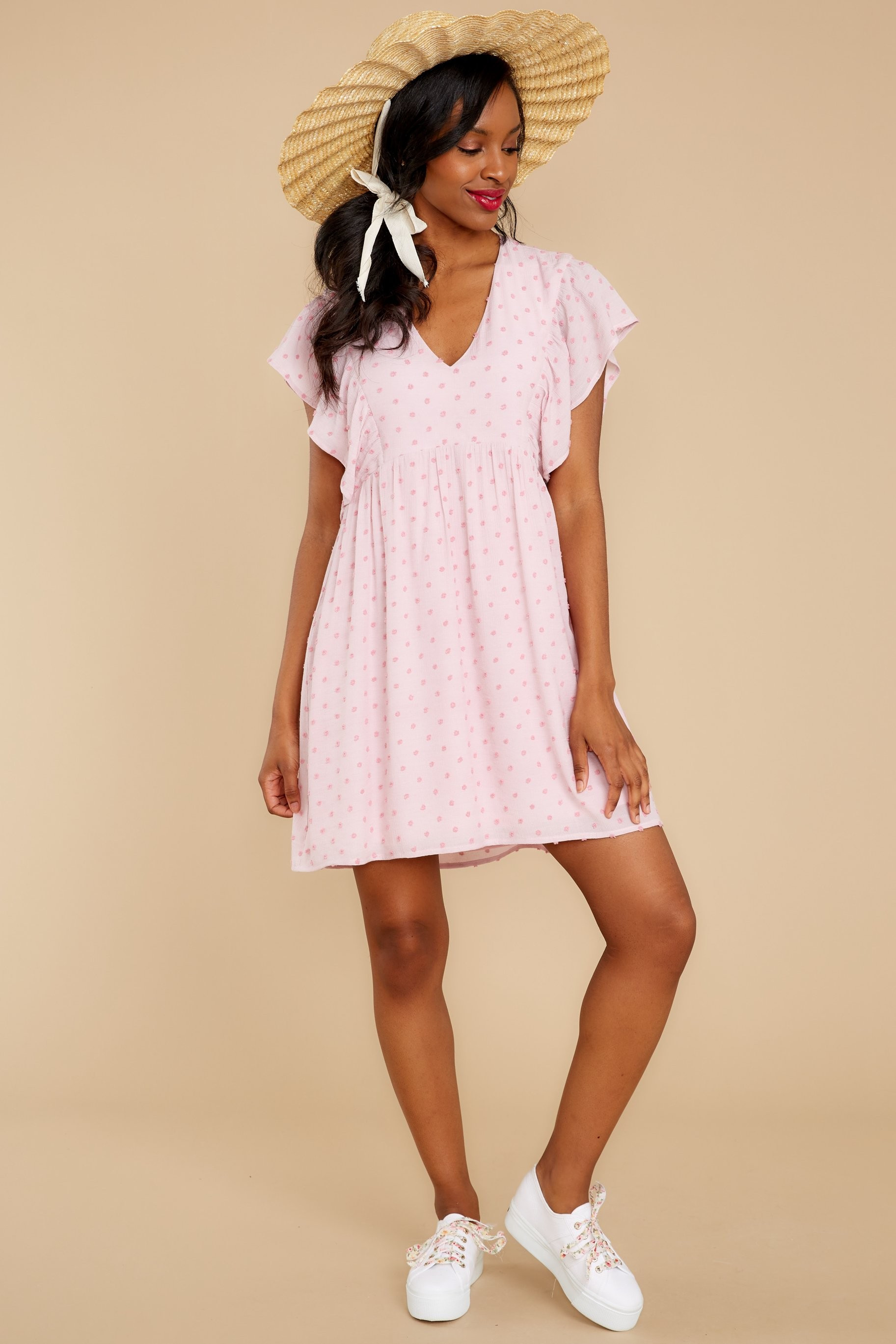 Beautiful Reasons Light Pink Dress | Red Dress 