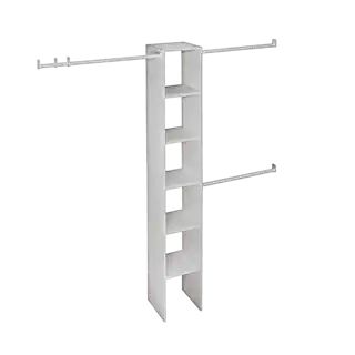 ClosetMaid Expandable Closet Organizer Kit with 3-Closet Rod, White, 12-in | Canadian Tire
