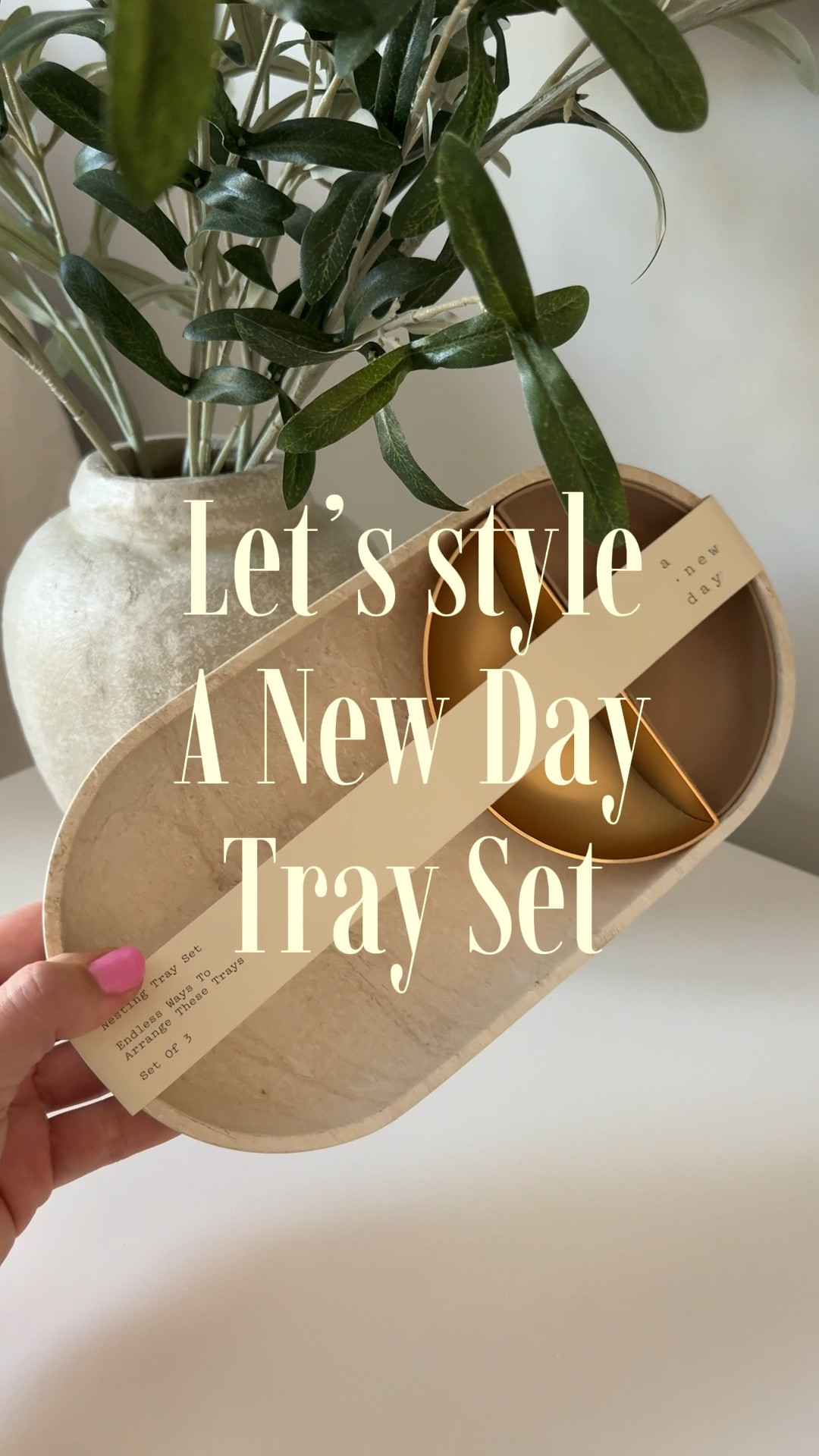 Let’s style this tray set from a new day .. love that you can organize this in different ways. This is great for jewelry or small trinkets that you wanna keep in your room.

#LTKHome #LTKmomlife