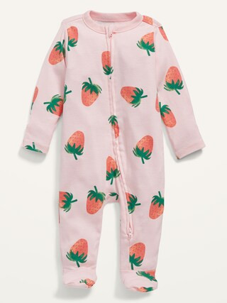 Unisex Printed Sleep & Play One-Piece for Baby | Old Navy (US)