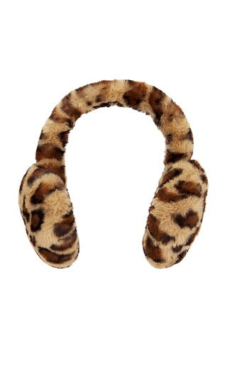 Hat Attack Faux Fur Earmuff in Brown. | Revolve Clothing (Global)