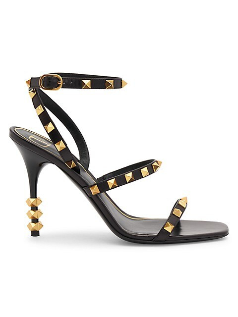 Rockstud Leather Stilettos | Saks Fifth Avenue