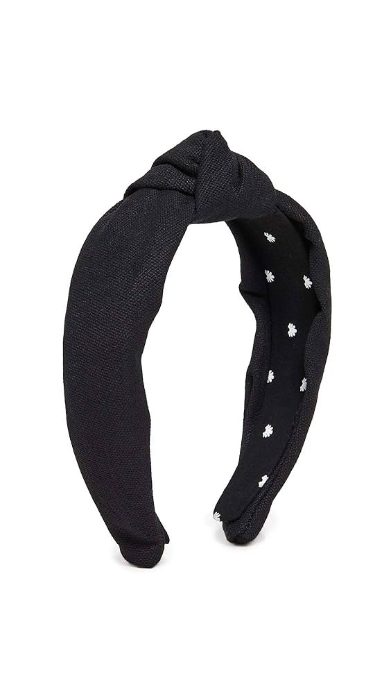 Lele Sadoughi Women's Classic Black Headband, Jet, One Size | Amazon (US)