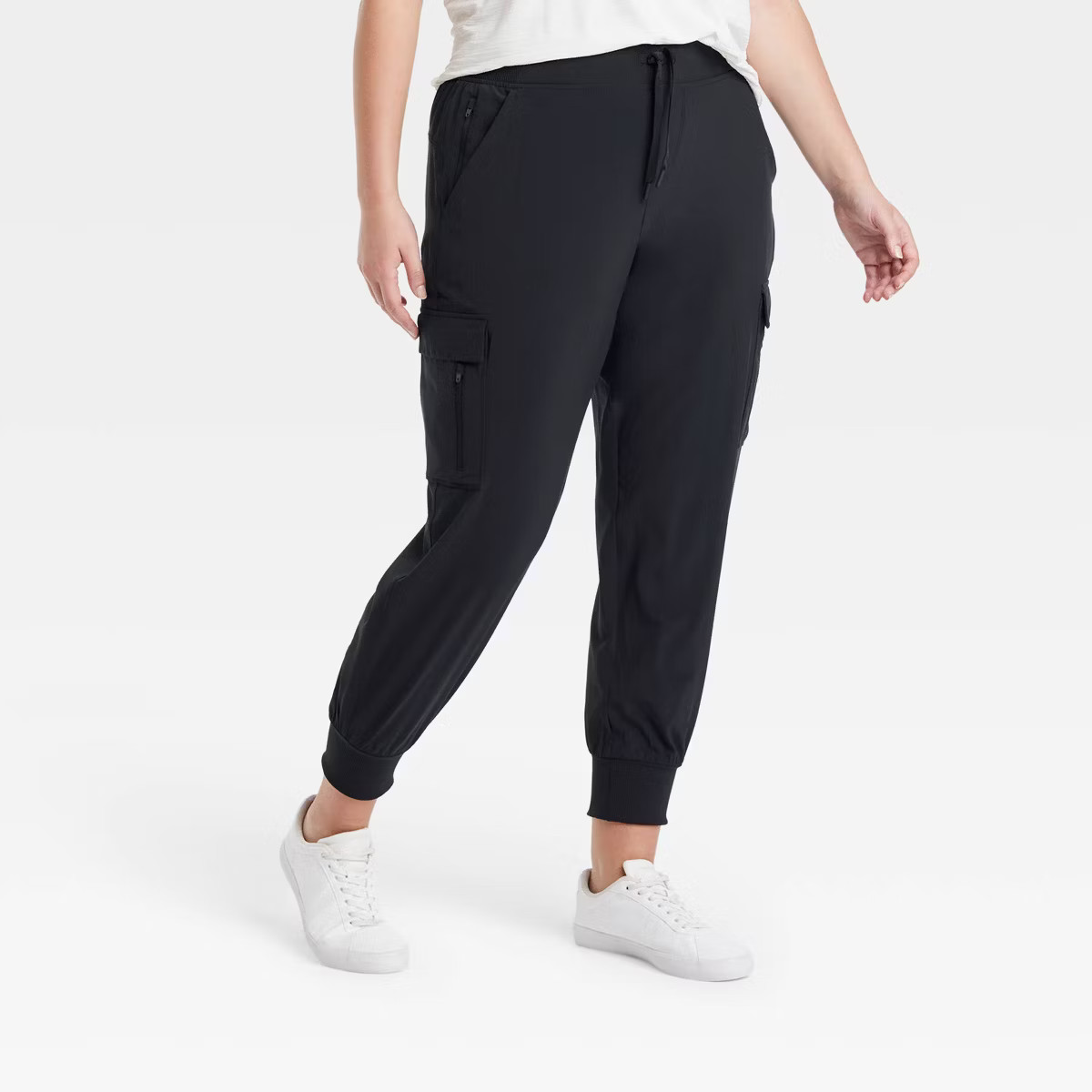Women's Stretch Woven Tapered Cargo Pants - All in Motion™ | Target