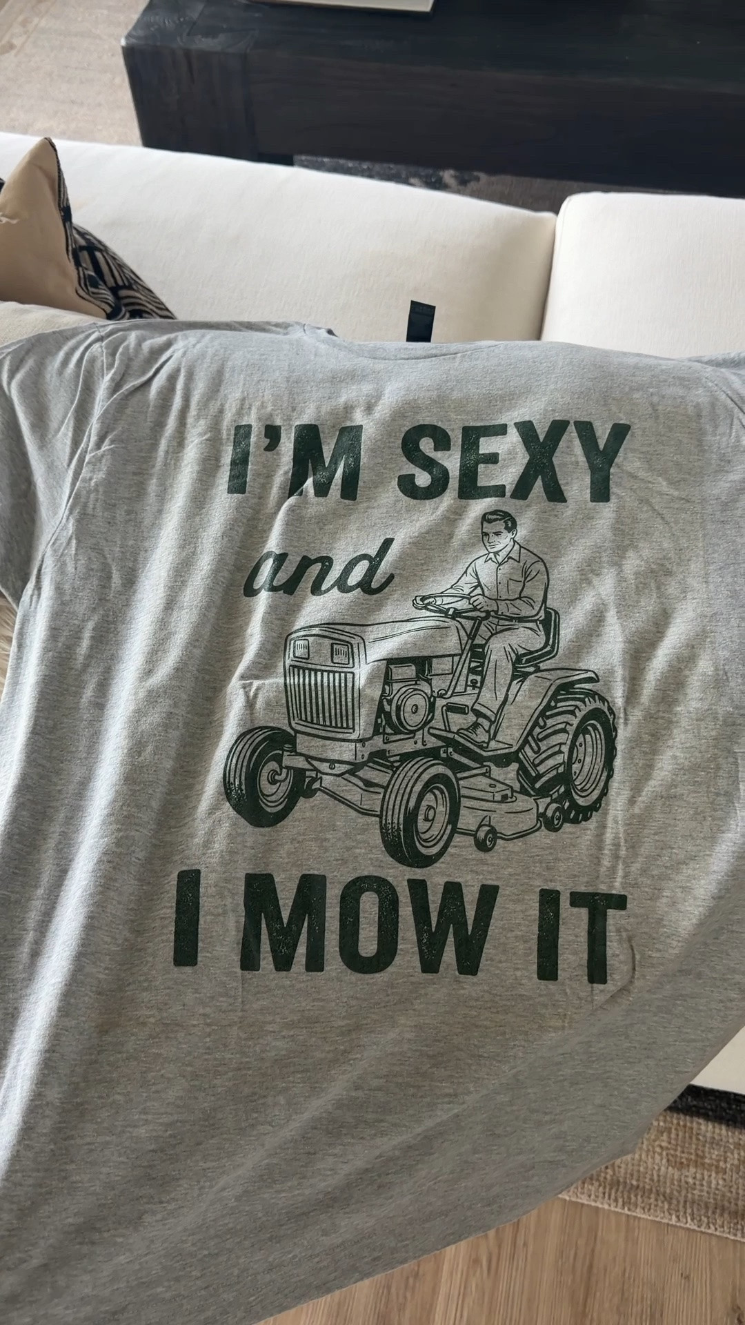 Cute t-shirt for dad or for anyone who is sexy and they “mow it”

#LTKSaleAlert #LTKOver40 #LTKMens