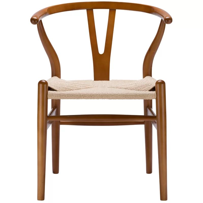 Wyn Solid Wood Weave Dining Chair (Set of 2) | Wayfair North America