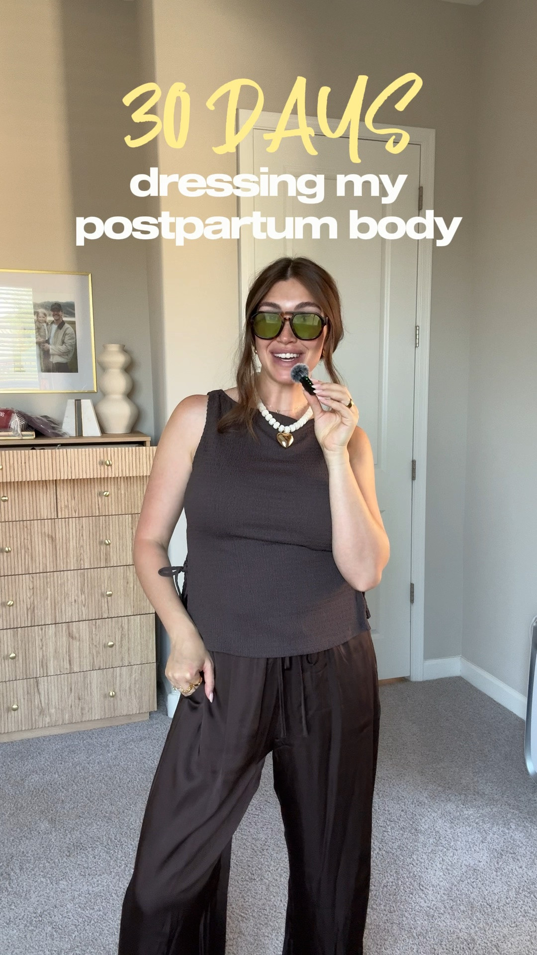 30 days of dressing my postpartum body. Wearing true size medium in top and true size medium long in pants.

#LTKgrwm #LTKootd #LTKTall