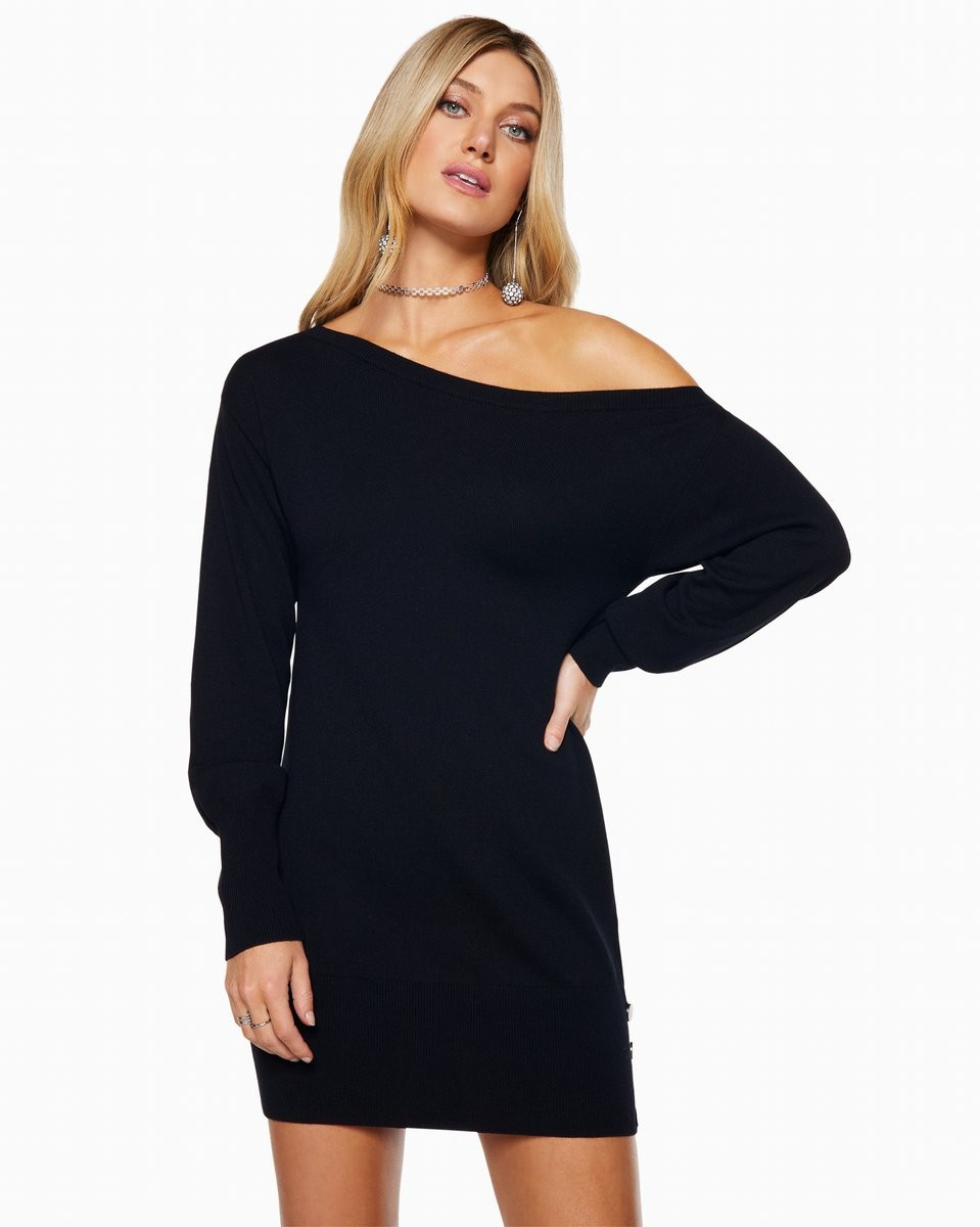 Kourtney Off-The-Shoulder Sweater Dress | Ramy Brook