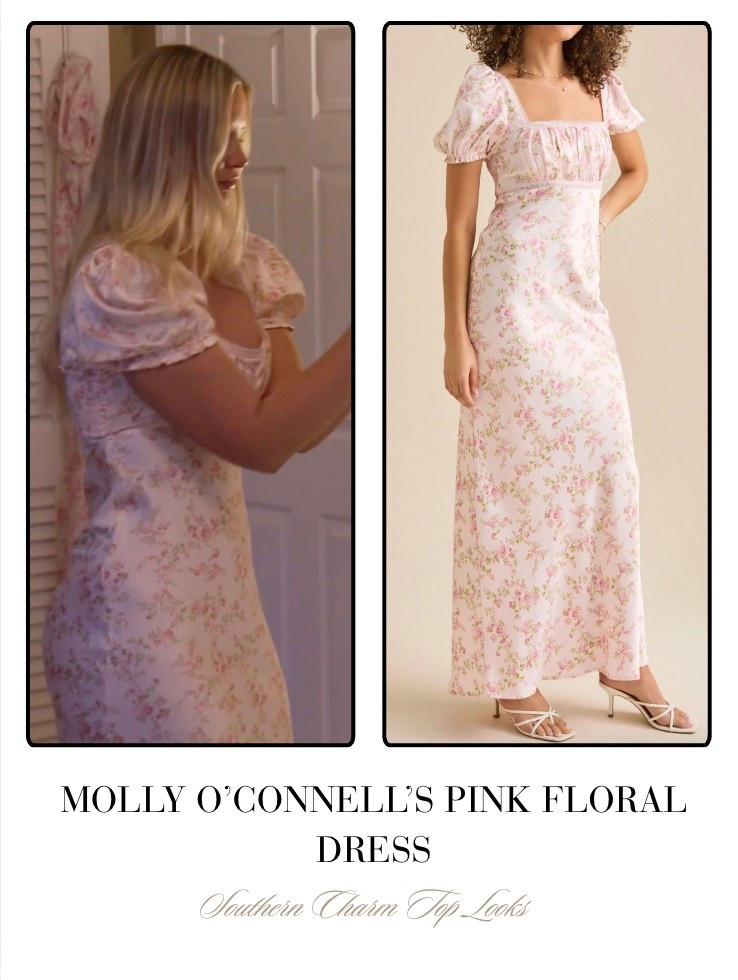 Molly O’Connell’s Pink Floral Dress 
