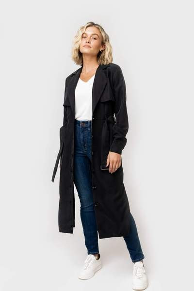 Belted Trench Duster Jacket | Gibson