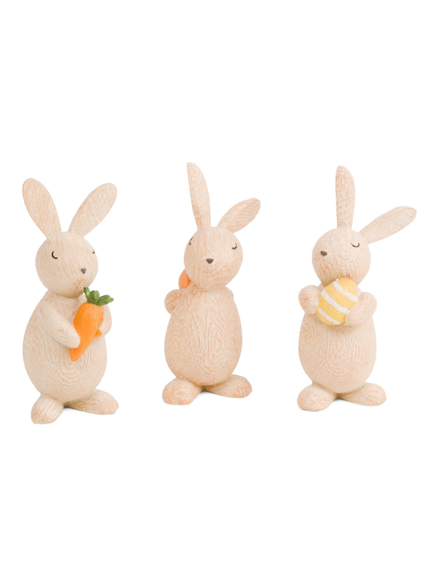 Set Of 3 Decorative Rabbits | TJ Maxx
