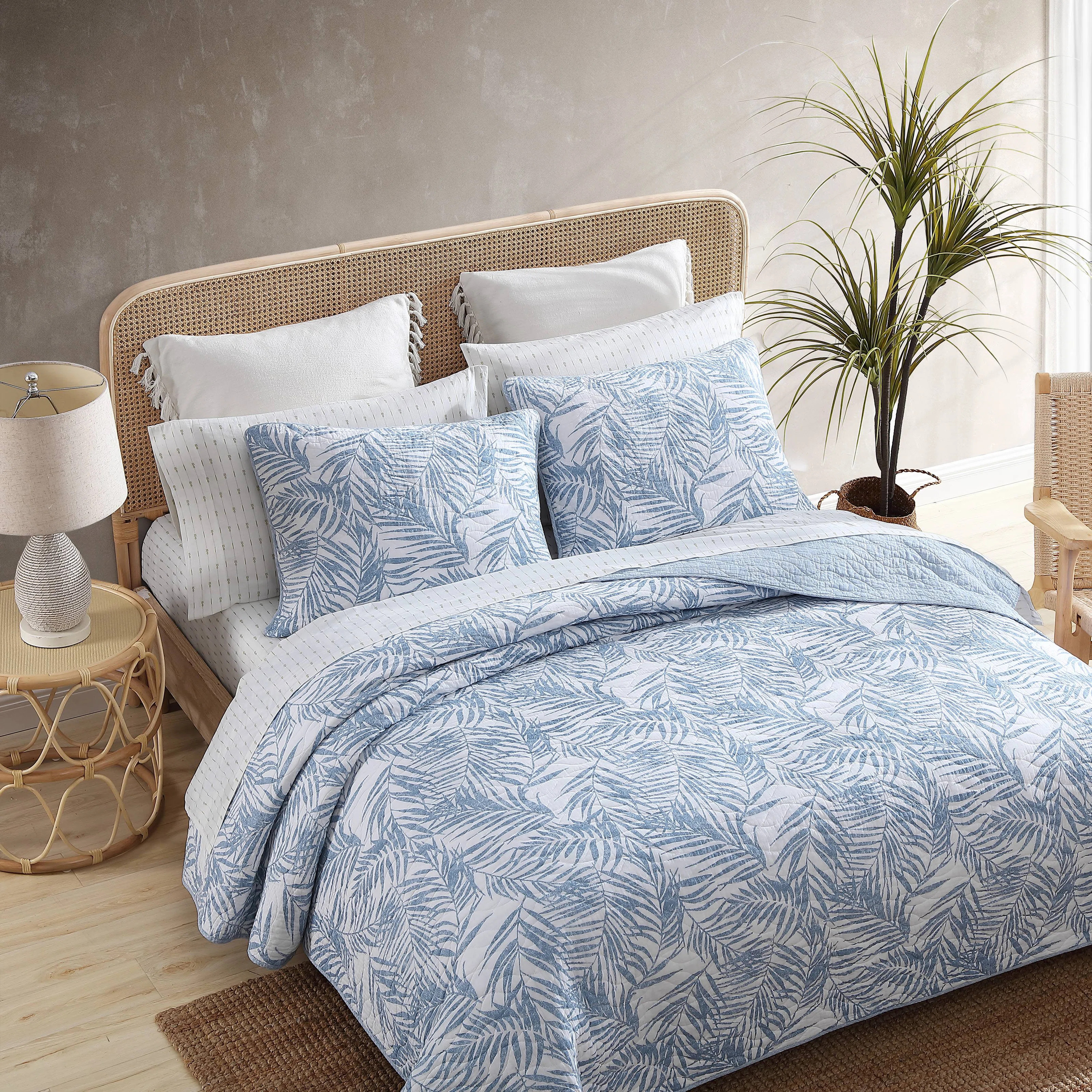Tommy Bahama Home Tommy Bahama Palmday Cotton Reversible Quilt Set & Reviews | Wayfair | Wayfair North America