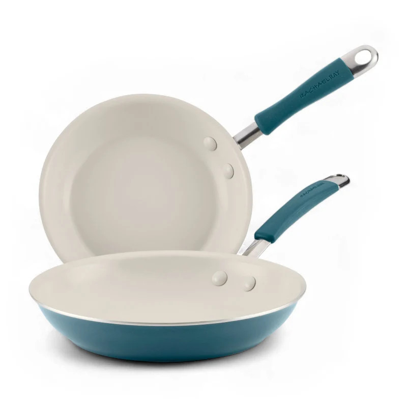 2-Piece Ceramic Nonstick Skillet Set | Rachael Ray
