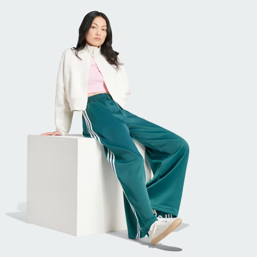 Adicolor Satin Wide Leg Track Pants | adidas (US)