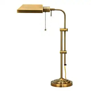 60-watt Adjustable Pole Pharmacy Table Lamp - Overstock - 13681263 | Bed Bath & Beyond