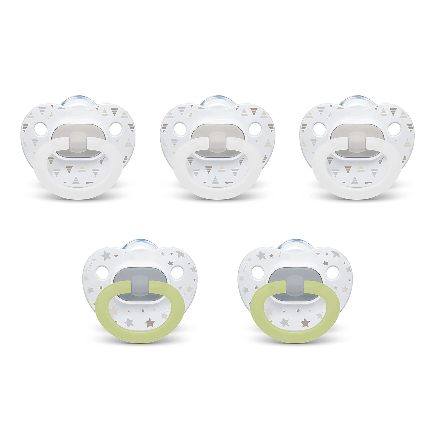 NUK Orthodontic Pacifiers, 0-6 Months,Timeless Collection, Amazon Exclusive, 5 Pack | Amazon (US)