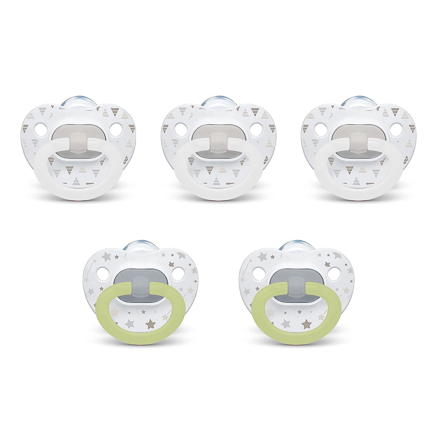 NUK Orthodontic Pacifiers, 0-6 Months,Timeless Collection, Amazon Exclusive, 5 Pack | Amazon (US)