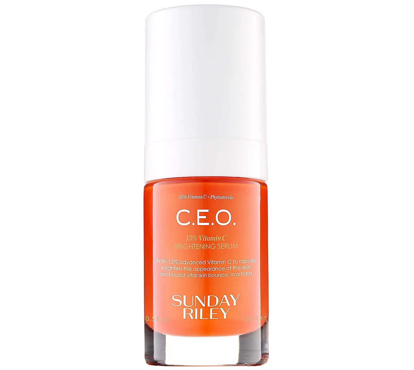 Sunday Riley CEO 15% Vitamin C Brightening Seru m 0.5 fl oz | QVC