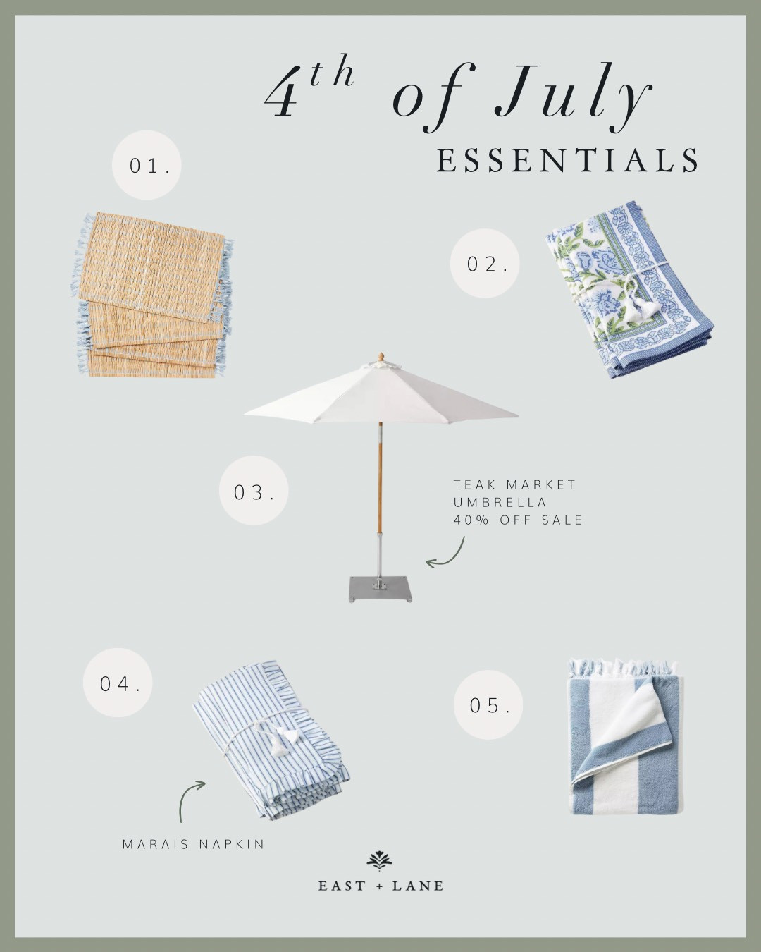 It's almost time for 4th of July and many of you may have a star-spangled soirée planned. Elevate your outdoor dining with Serena & Lily’s red, white, and coastal blue décor ✨ currently 40% off!

#4thofJuly #outdoordecor #outdoordining #summerholiday 

 #LTKSeasonal #LTKHome #LTKSaleAlert