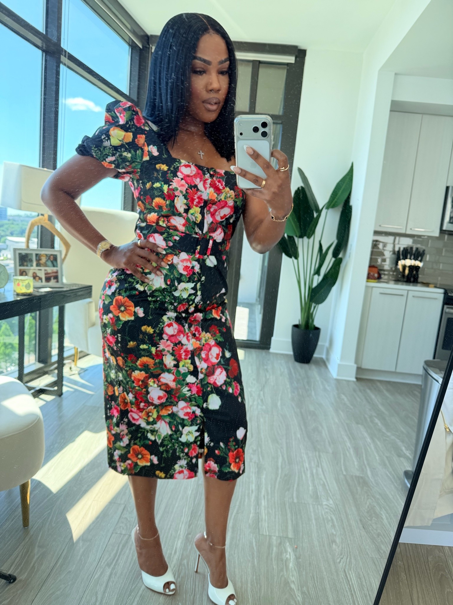 I’m in love with this dress! Great stretch and fit!! ❤️❤️ and the shoes are super comfortable as well! #Sunday

#LTKootd #LTKMothersDay #LTKgrwm