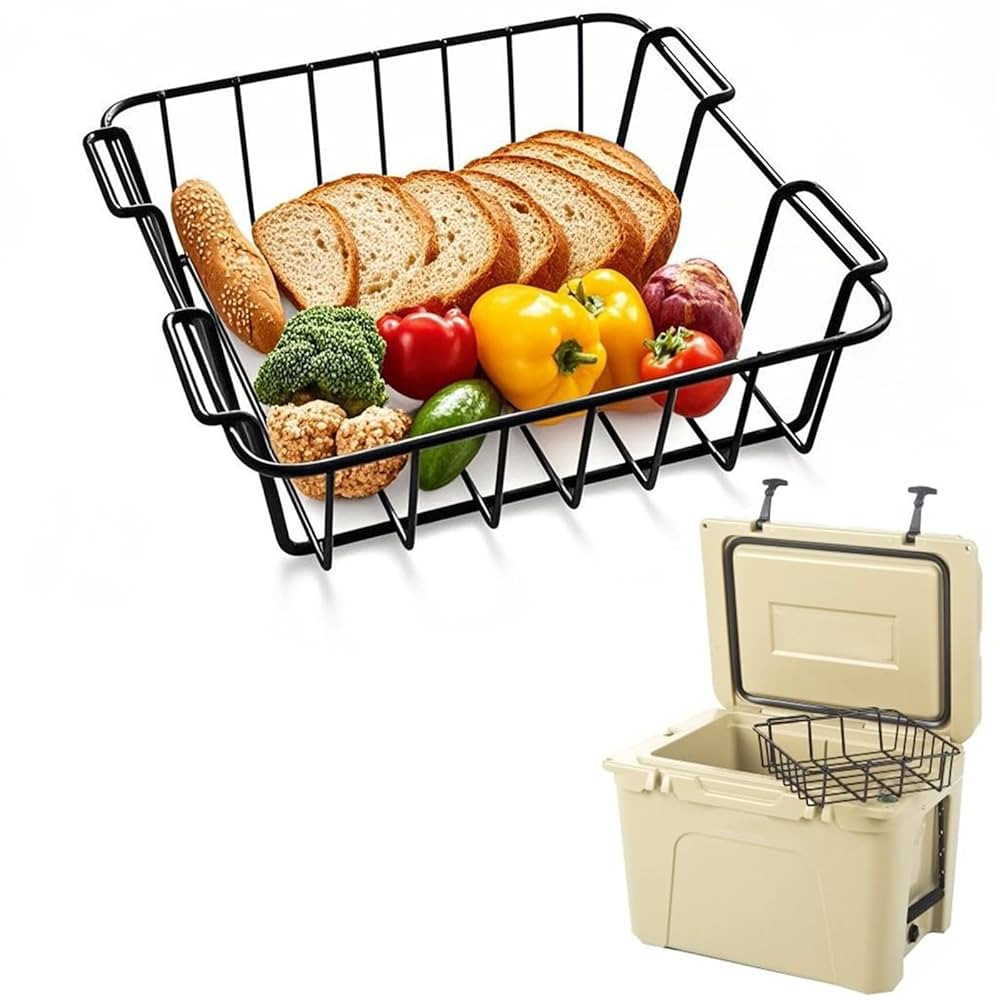 Cooler Basket 12.5", Cooler Basket for Yeti 50 QT, Dry-Goods Baskets Compatible with YETI Tundra ... | Amazon (US)