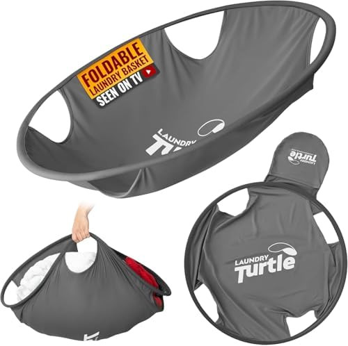 Laundry Turtle Collapsible Laundry Basket | Revolutionary Foldable Laundry Hamper | Innovative La... | Amazon (US)