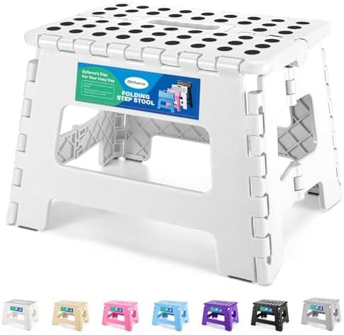 Dyforce Folding Step Stool 9 Inch, Kids Step Stool, Heavy Duty Step Stools for Adults, Compact Fo... | Amazon (US)