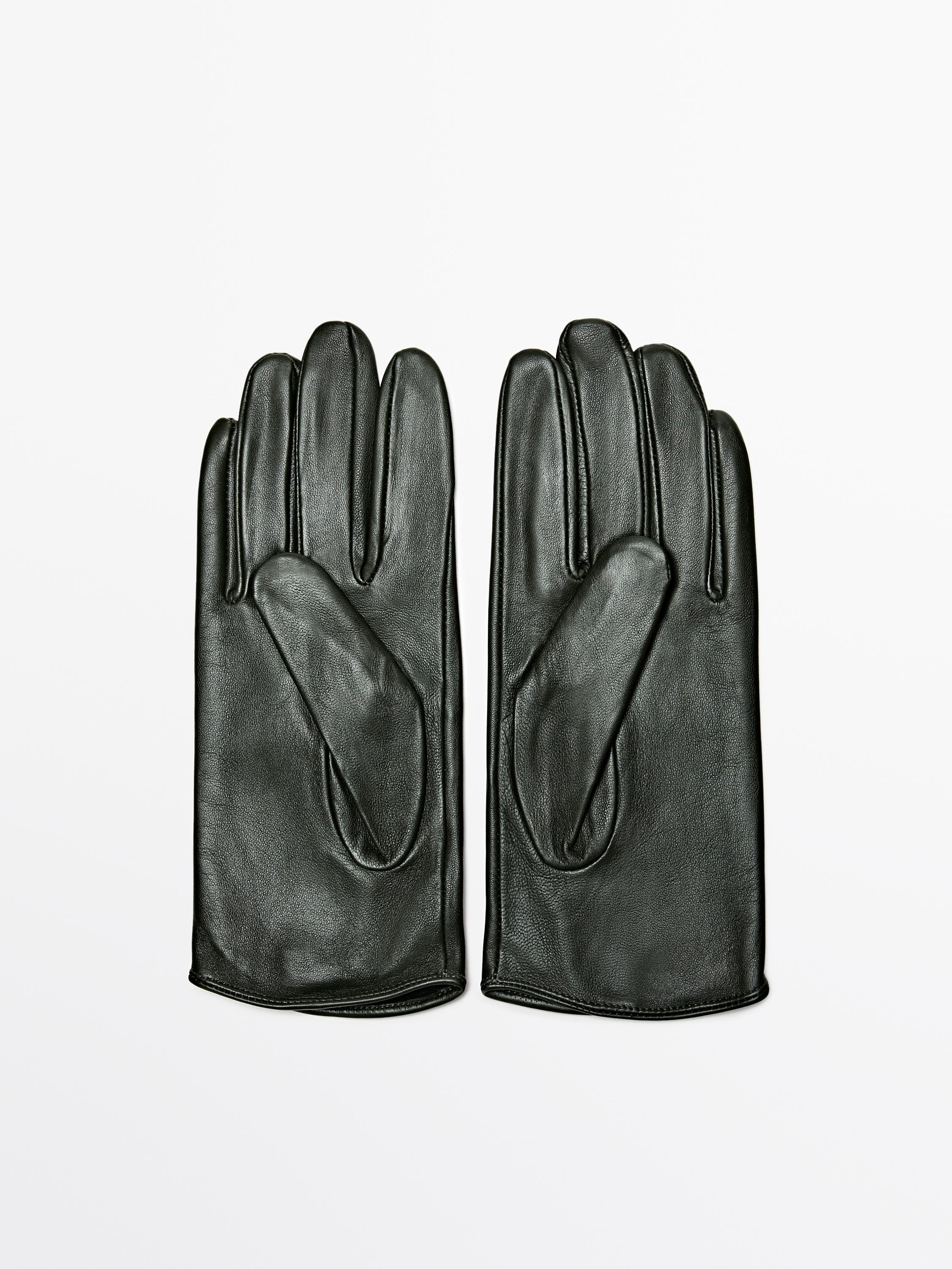 Nappa leather gloves | Massimo Dutti US